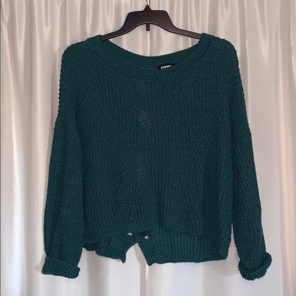 Express cutout sweater